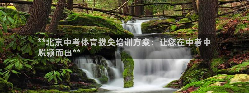 耀世平台主管代理怎么做：**北京中考体育拔尖培训方案