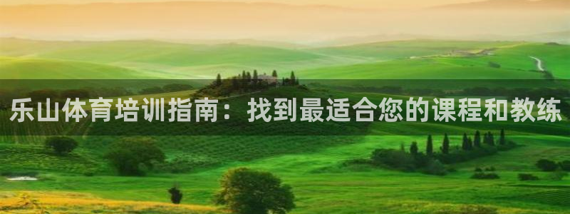 耀世天下搭配一个图片：乐山体育培训指南：找到最适合您