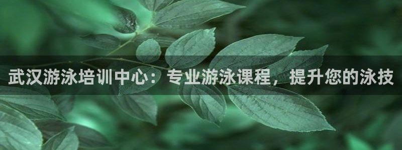 耀世平台先 585341 耀世：武汉游泳培训中心：专
