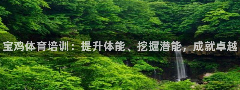 耀世第三关怎么过：宝鸡体育培训：提升体能、挖掘潜能，成就卓越